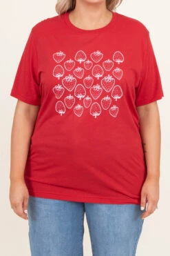 Stay Fresh Tee, Red -Deals Swish Tex Store StayFreshTee Red 2