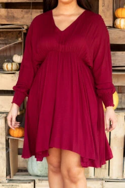 Strawberry Fields Dress, Burgundy -Deals Swish Tex Store StrawberryFieldsDress Burgundy 7581