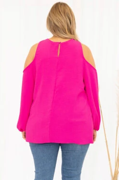 Strike My Interest Top, Hot Pink -Deals Swish Tex Store StrikeMyInterestTop HotPink 8334