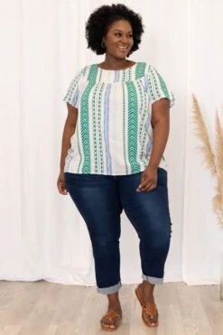 Stunning Twist Top, Emerald -Deals Swish Tex Store StunningTwistTop Emerald 6500