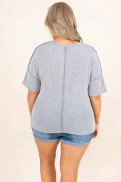 Summer Is Here Top, Gray -Deals Swish Tex Store SummerIsHereTop Gray 3541