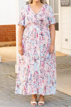 Sunflower Field Maxi Dress, Mauve Multi 11 Sunflower Field Maxi Dress, Mauve Multi -Deals Swish Tex Store SunflowerFieldMaxiDress MauveMulti 8658