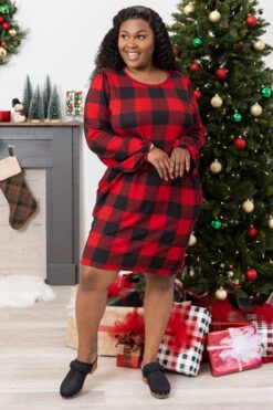 Sweetest Traditions Dress, Red -Deals Swish Tex Store SweetestTraditionsDress Red 9632