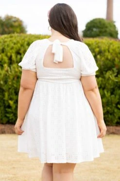 Take Control Dress, White -Deals Swish Tex Store TakeControlDress White 0815