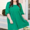 The Final Song Dress, Hunter Green -Deals Swish Tex Store TheFinalSongDress HunterGreen 2