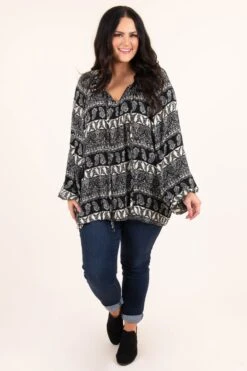 The Way I Live Top, Black -Deals Swish Tex Store TheWayILiveTop Black 0287