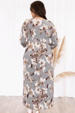 This Feeling Is Amazing Maxi Dress, Heather Gray -Deals Swish Tex Store ThisFeelingIsAmazingMaxiDress HeatherGray 8313