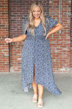 This Love I Found Maxi Dress, Navy -Deals Swish Tex Store ThisLoveIFoundMaxiDress Navy 3