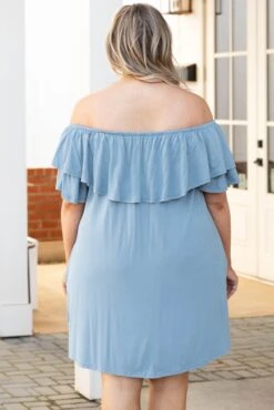 Those Springtime Blues Dress, Chambray -Deals Swish Tex Store ThoseSpringtimeBluesDress Chambray