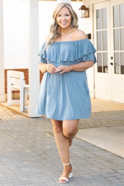 Those Springtime Blues Dress, Chambray -Deals Swish Tex Store ThoseSpringtimeBluesDress Chambray 4
