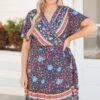 Timeless Charm Dress, Navy -Deals Swish Tex Store TimelessCharmDress Navy 5