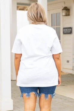 Tiny Human Tamer Tee, White -Deals Swish Tex Store TinyHumanTamerTee White 9863