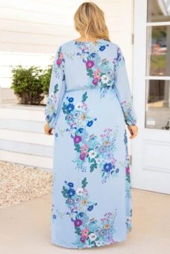 To Have And To Hold Maxi Dress, Light Blue -Deals Swish Tex Store ToHaveAndToHoldMaxiDress LightBlue 9797