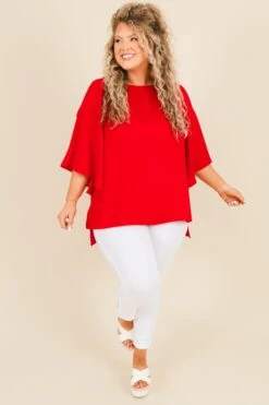 Toasted Coconut Top, Red -Deals Swish Tex Store ToastedCoconutTop Red 4