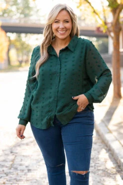 Today Was A Fairytale Top, Hunter Green