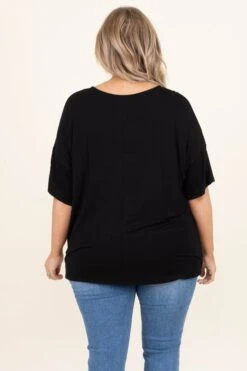 Totally Agreeable Top, Black -Deals Swish Tex Store TotallyAgreeableTop Black 1
