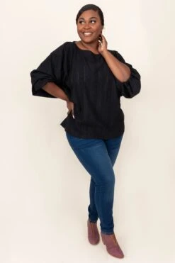 Twin Flame Top, Black -Deals Swish Tex Store TwinFlameTop Black 2