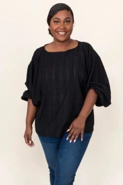 Twin Flame Top, Black