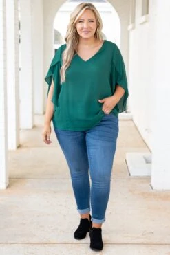 Unwritten Top, Jewel Green 10 Unwritten Top, Jewel Green -Deals Swish Tex Store UnwrittenTop JewelGreen 3492