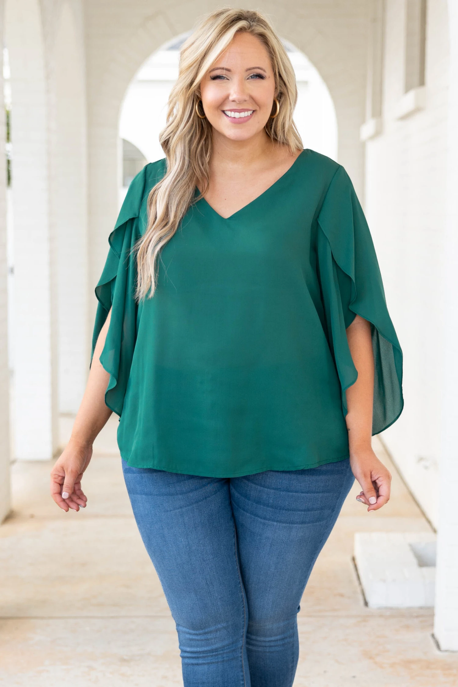 Unwritten Top, Jewel Green 3 Unwritten Top, Jewel Green