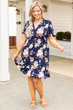 Valley Gal Dress, Navy -Deals Swish Tex Store ValleyGalDress Navy 0255