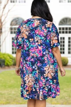 Waiting For My Miracle Dress, Navy -Deals Swish Tex Store WaitingForMyMiracleDress Navy 1144