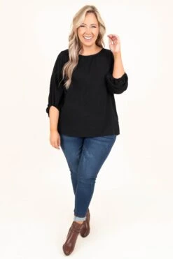 Want The Best Top, Black -Deals Swish Tex Store WantTheBestTop Black 9605