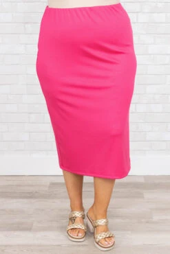 Watch Me Live Skirt, Fuchsia