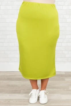 Watch Me Live Skirt, Lime -Deals Swish Tex Store WatchMeLiveSkirt Lime 3