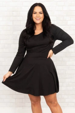 We Belong With Each Other Dress, Black