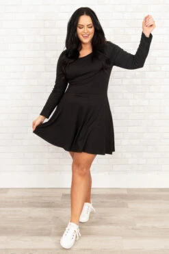 We Belong With Each Other Dress, Black -Deals Swish Tex Store WeBelongWithEachOtherDress Black 9949