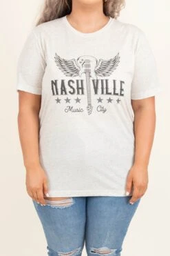 Welcome To Music City Tee, Oatmeal Triblend -Deals Swish Tex Store WelcomeToMusicCityTee OatmealTriblend 6378