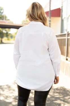 Whatta Man Top, White -Deals Swish Tex Store WhattaManTop White