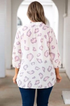 Wilderness Song Top, Natural-Lavender -Deals Swish Tex Store WildernessSongTop Natural Lavender 0758