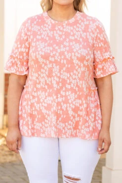 Wish I Knew You Top, Coral 11 Wish I Knew You Top, Coral -Deals Swish Tex Store WishIKnewYouTop Coral 1368