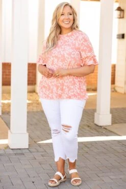 Wish I Knew You Top, Coral 10 Wish I Knew You Top, Coral -Deals Swish Tex Store WishIKnewYouTop Coral 1372