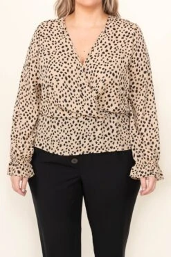 With Love Always Top, Taupe -Deals Swish Tex Store WithLoveAlwaysTop Taupe 2