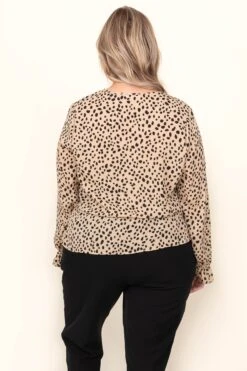 With Love Always Top, Taupe -Deals Swish Tex Store WithLoveAlwaysTop Taupe