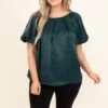 You Don't Know Me Top, Dark Teal -Deals Swish Tex Store YouDon tKnowMeTop DarkTeal 8727