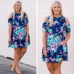 Happy Dreamer Dress, Navy 11 Happy Dreamer Dress, Navy -Deals Swish Tex Store restock for FB